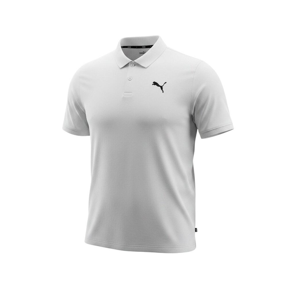Puma Polo Shirt Mens 3XLT White Short Sleeve Golf